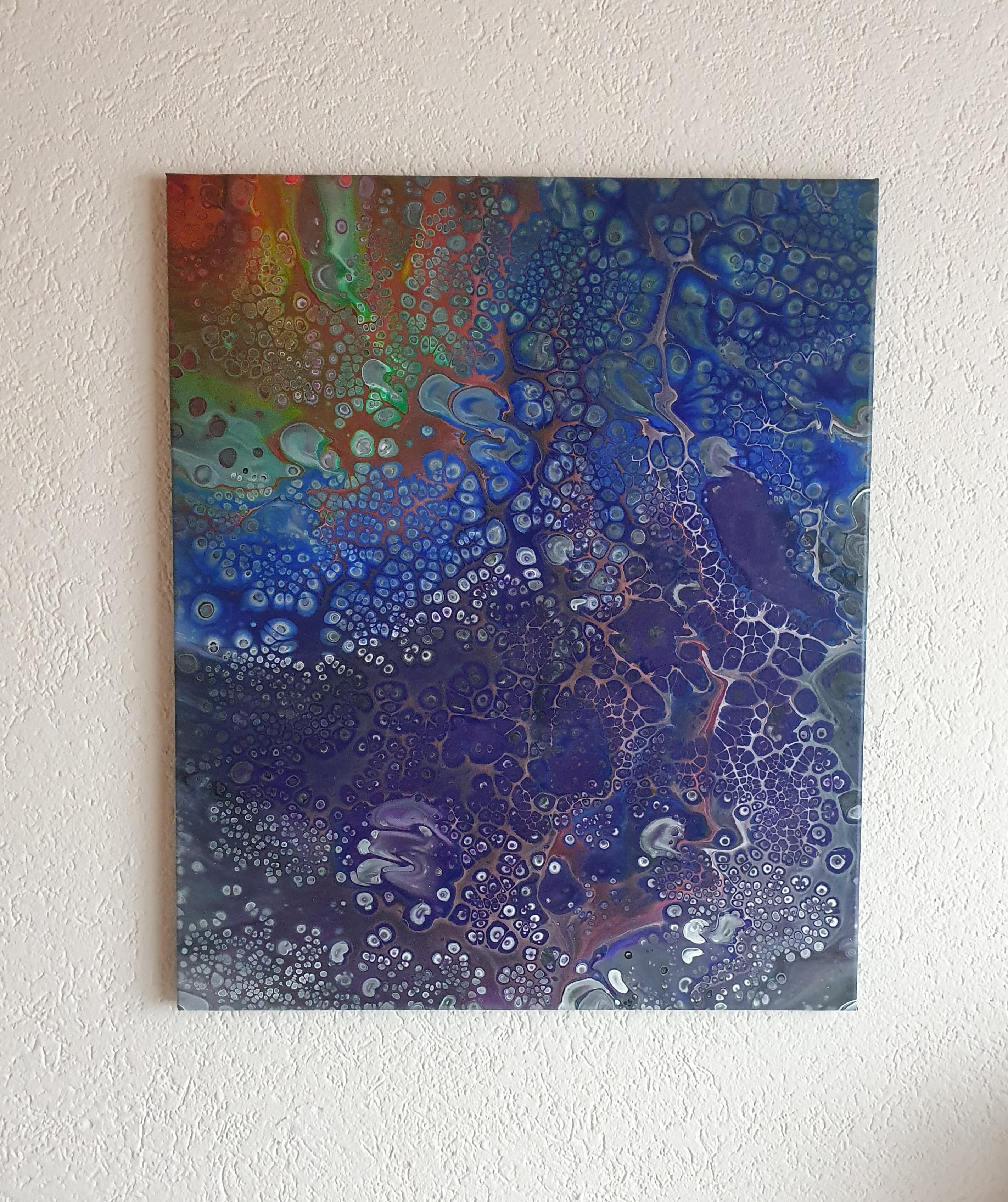Regenbogenfarben mit Silikon