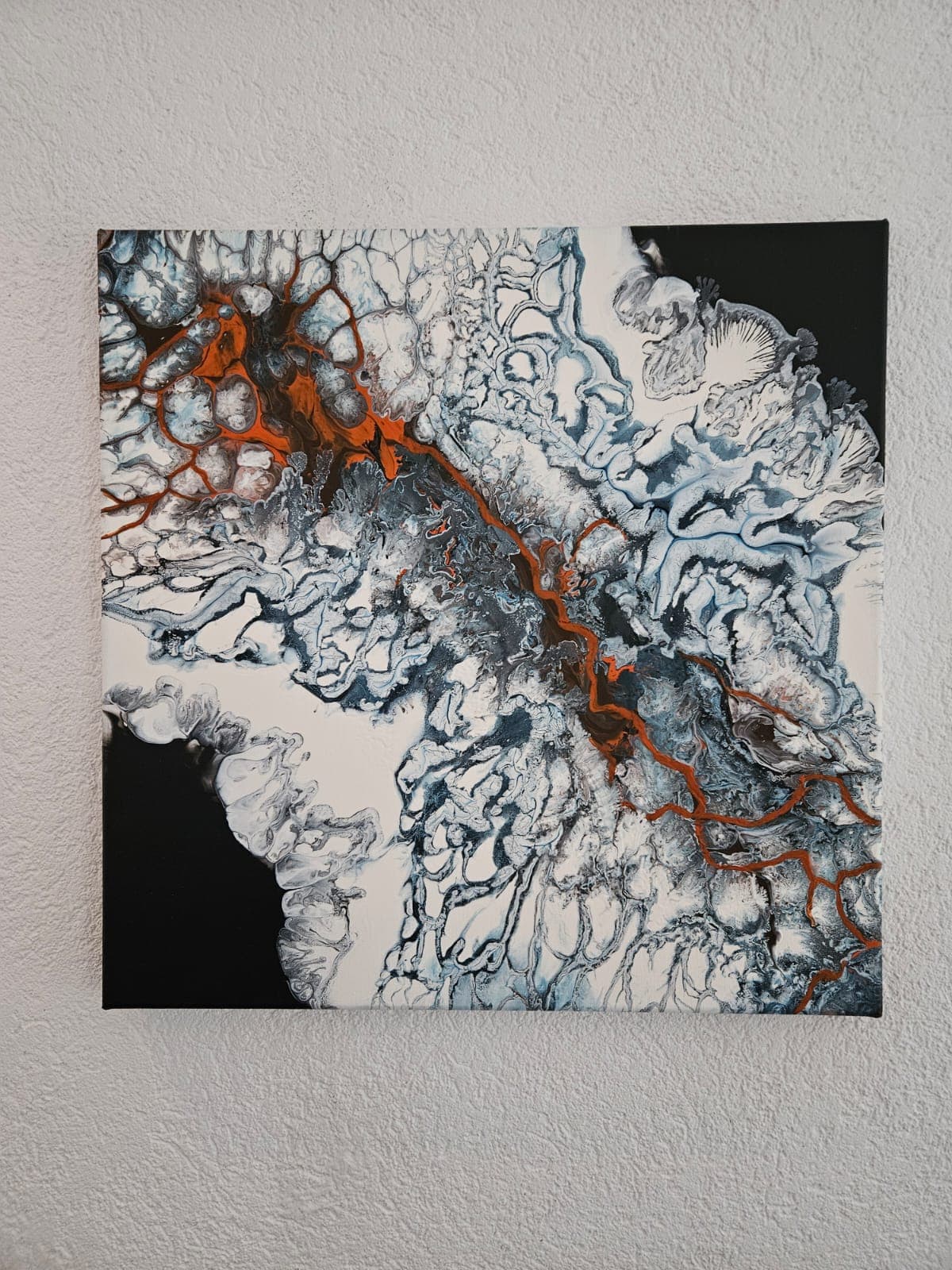 Lava/schwarz/weiss/orange